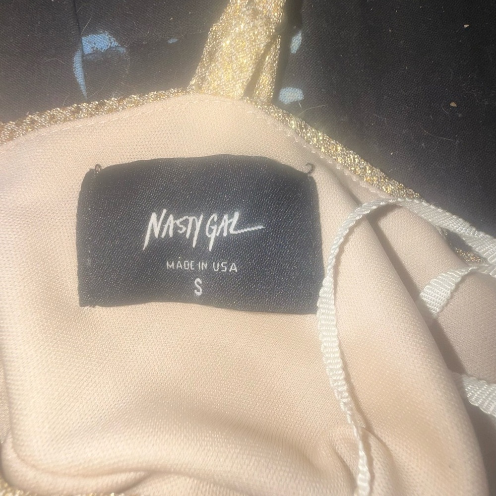 Nasty Gal Gold Dress